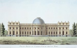 Royal Palace at Laeken, View from the Park, from 
